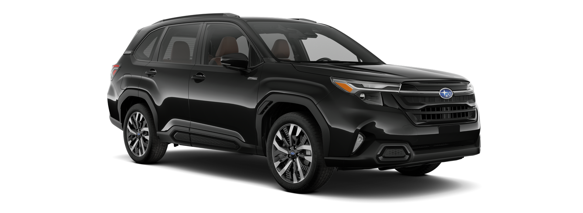 2025 Subaru Forester Touring Hybrid Shown in Crystal Black Silica