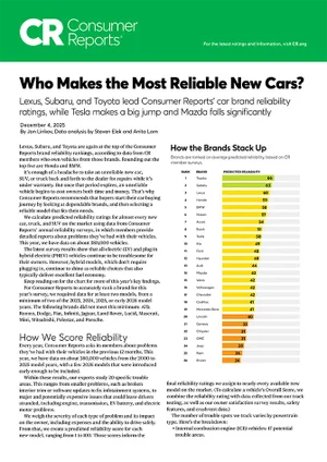 Who Makes the Most Reliable Cars | Wallace Subaru - Johnson City in Johnson City TN