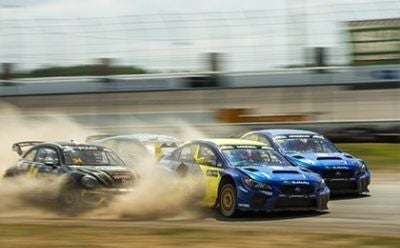 Subaru racing cars