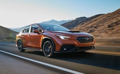 Orange Subaru