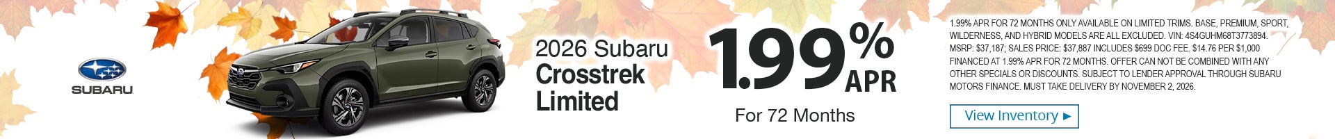 2026 Subaru Crosstrek Limited