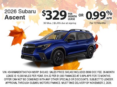 2026 Subaru Ascent