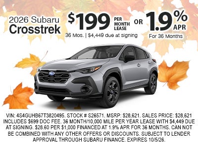 2026 Subaru Crosstrek