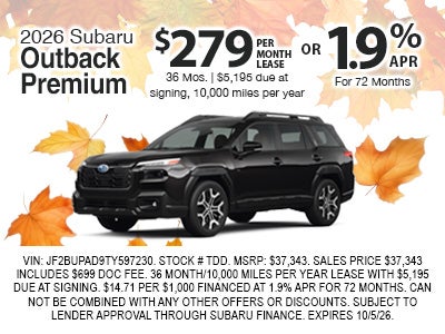 2026 Subaru Outback