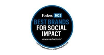 best brands for social impact logo
