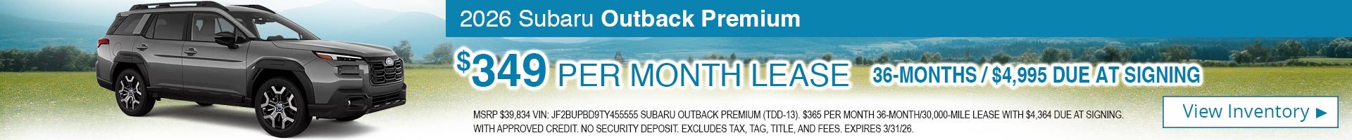2026 Subaru Outback Premium