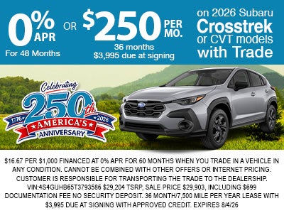 2026 CROSSTREK BASE LEASE
