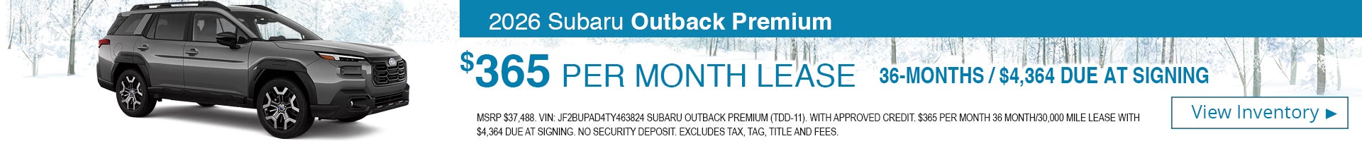 2026 Subaru Outback Premium
