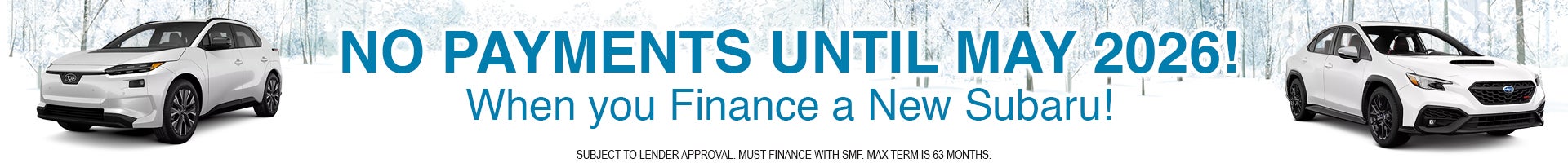 No payment untiil May 2026