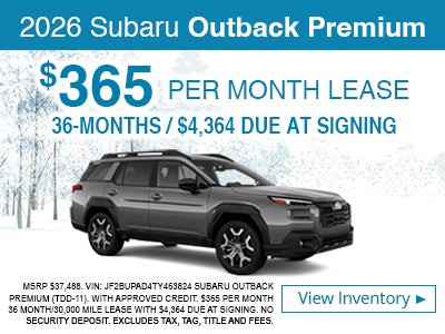 2026 Subaru Outback Premium 
