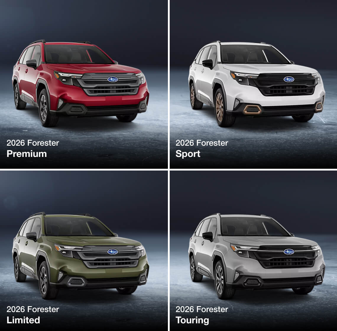 Subaru Forester vs. Honda CR-V: Trim Levels