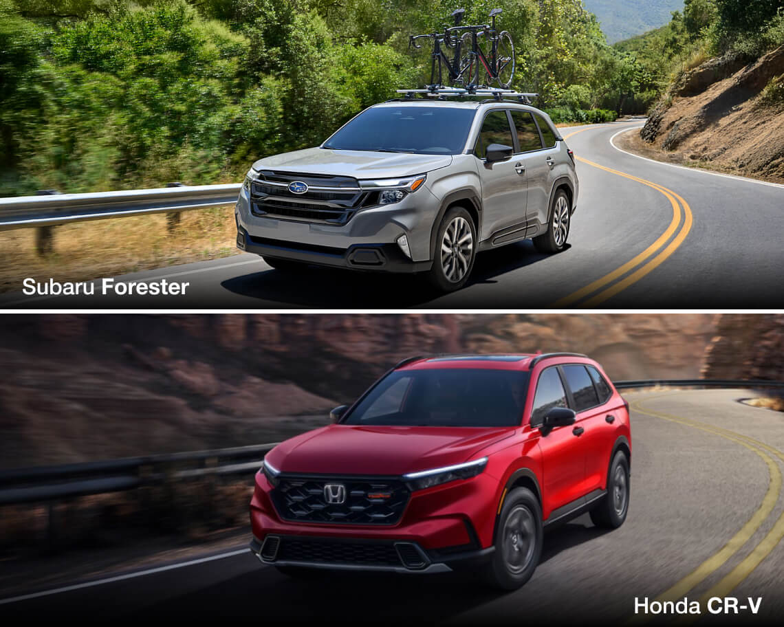 Subaru Forester vs. Honda CR-V: Towing Capacity