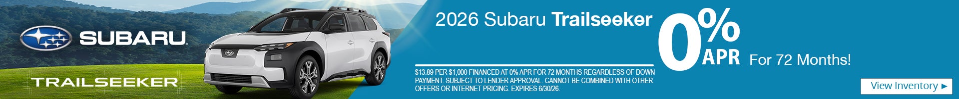2026 Subaru Trailseeker