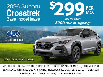 2026 Subaru CROSSTRE