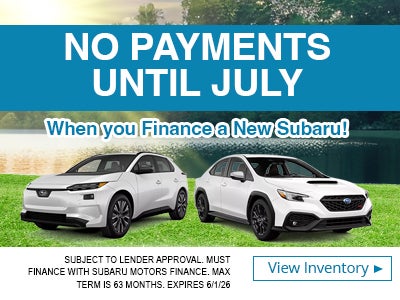 Finance a new Subaru