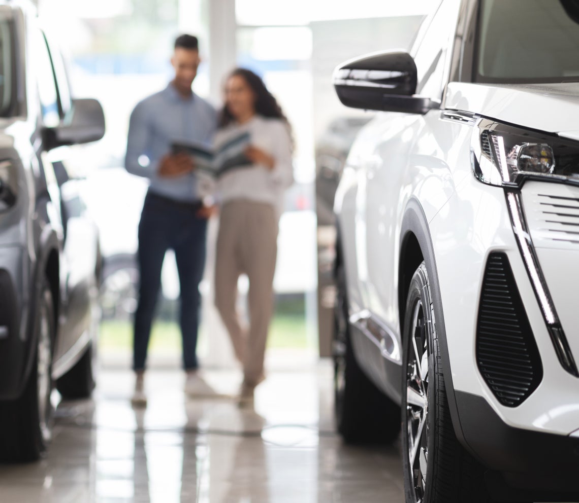 Customers browsing and researching Subaru vehicles